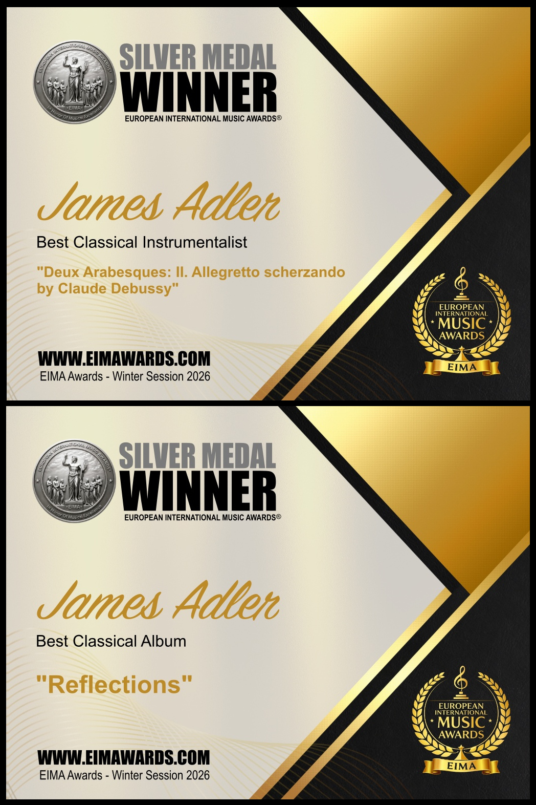 JRA – EIMA Certificates